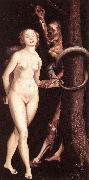BALDUNG GRIEN, Hans Eve, the Serpent, and Death painting